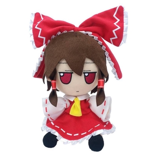 ตุ๊กตาการ์ตูน ของเล่นสําหรับเด็ก 20 ซม . Anime TouHou Project Hakurei Reimu Cute Cosplay Plush Doll Soft Cartoon Toy Birthday Gifts  20cm