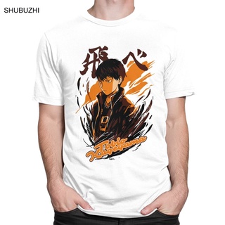 เสื้อยืดผ้าฝ้ายพิมพ์ลายขายดี เสื้อยืดแขนสั้น คอกลม ผ้าฝ้าย แบบนิ่ม พิมพ์ลายการ์ตูนอนิเมะ Gorgeous Haikyuu Tobio Kageyama