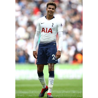 โปสเตอร์ Dele Alli เดเล่ อัลลี่ ท็อตแน่ม ฮ็อทสเปอร์ COY Spurs ตกแต่งผนัง ฟุตบอล Football Poster ตกแต่งบ้าน โลโก้ รูปภาพ