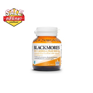 Blackmores Bio C Acerola Plus 1500mg 40 เม็ด แบลคมอร์ส ไบโอ ซี อะซีโรลา พลัส