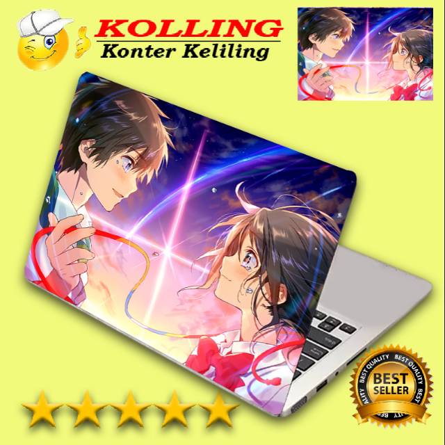 Garskin แล็ปท็อปอะนิเมะ kimi no nawa taki mitsuha ผิวแล็ปท็อปสติกเกอร์แล็ปท็อป