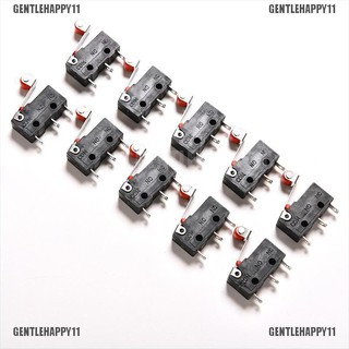 Gentle สวิตช์ลิมิตเปิดปิดแขนลูกกลิ้งไมโคร KW12-3 PCB 10 ชิ้น