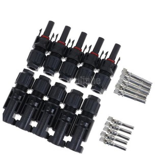 หัวต่อ MC4 สำหรับระบบโซล่าเซลล์ หรือ MC4 Connector *10 ชุด*