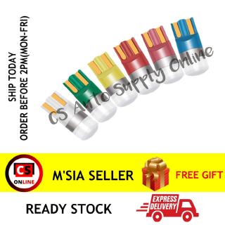 Cs หลอดไฟ Led 4090 T10 12V 1smd ปลั๊กเสียบ SMD สีขาว สีแดง สีเขียว สีฟ้า 1 ชิ้น w5w w3w