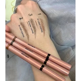 [ส่งด่วน] Browit Duo Brow & Eyeliner บราวอิท ดินสอเขียนคิ้วและอายไลน์เนอร์ในแท่งเดียว