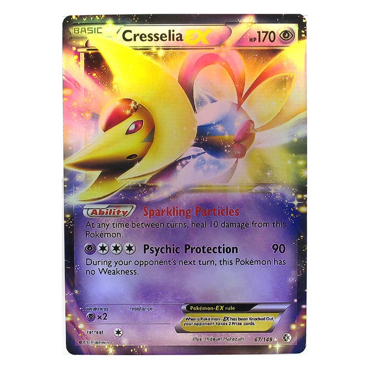 Cresselia EX 67/149 เครเซเลีย Pokemon Matt Card ภาษาอังกฤษ