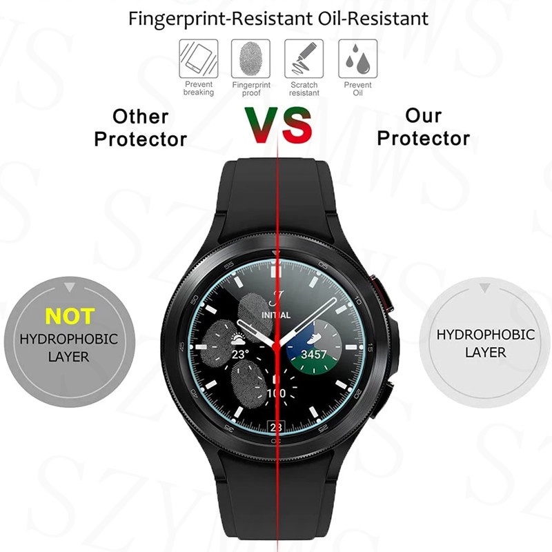 ฟิล์มกระจกนิรภัย 3 ชิ้น Samsung Galaxy Watch 7/Watch Ultra/FE/6 /6 Classic 5 / 5 Pro / 4 /4 Classic / 3 40mm 44mm 42mm 46mm 45mm