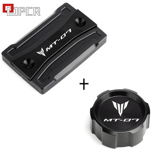 [ราคาถูกที่สุด]ใหม่ logo mt 07 cnc ฝาครอบด้านหน้าด้านหลังรถจักรยานยนต์สําหรับ yamaha mt - 07 mt 07 fz 07 2015-2018