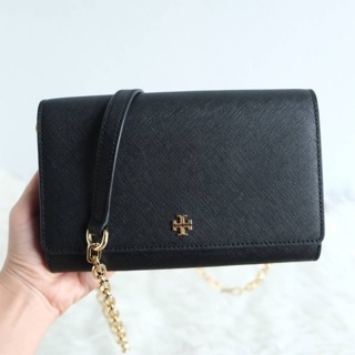 แท้💯🇺🇸 Tory burch โซ่ทอง style Emerson chain wallet #52899