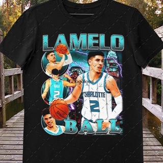 เสื้อยืดใหม่ 2022LAMELO BALL เสื้อยืดแนว Rap สไตล์วินเทจ สไตล์วินเทจ ขายดี แขนสั้น สำหรับผู้ชายL XL  XXL 3XL