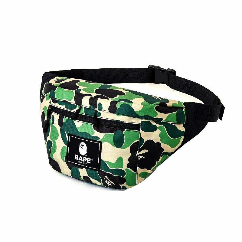 A BATHING APE® SPRING COLLECTION กระเป๋าคาดอก ใบใหญ่ กระเป๋าแฟชั่น