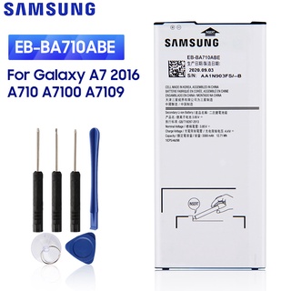 แบตเตอรี่ Samsung GALAXY A7 2016 A7109 A7100 A710F A710 +ฟรีเครื่องมือ