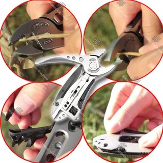 Elit Multitool ประแจอเนกประสงค์ Adjustable Wrench พกพา เครื่องมือสารพัดประโยชน์ มีดพับ คีม ไขควง Gadget เดินป่า แคมป์ปิ้