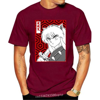 เสื้อยืดผ้าฝ้าย เสื้อยืดลําลอง แขนสั้น พิมพ์ลายอนิเมะ Inuyasha Higurashi Kagome เข้ากับทุกการแต่งกาย สไตล์ฮิปฮอป ฮาราจูก