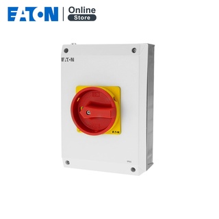 EATON P3-63/I4/SVB Main disconnect switch  3P 63A Surface mounting IP65, สวิตช์ตัดวงจรไฟ แบบบิดเปิด-ปิด มาพร้อมกล่อง 3P