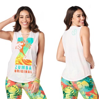 Zumba Original V Cut Out Tank (เสื้อกล้ามออกกำลังกายซุมบ้า)