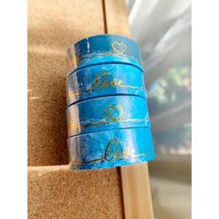 💙 BLUE LOVE WASHI TAPE VALENTINE 💙 วาเลนไทน์ วาชิเทป เทป สีฟ้า รัก เลิฟ 💙