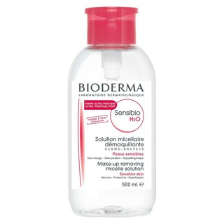 Bioderma Sensibio H2O Make-Up Removing Micelle Solution 500ml ***ขวดปั๊ม***