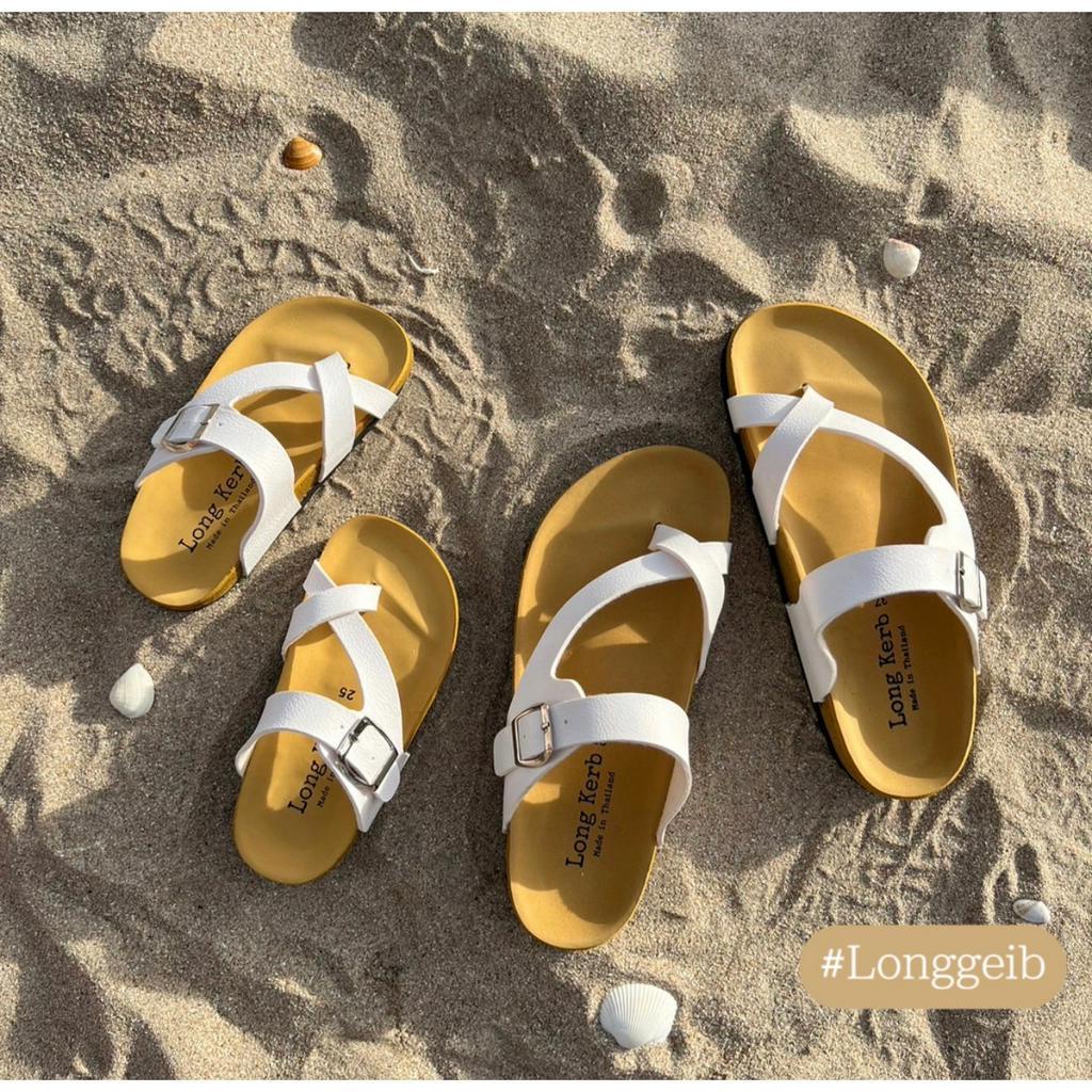 พร้อมส่ง ส่งไว รองเท้าแตะสไตล์วินเทจ รุ่นไขว์ทรงคลาสสิก #C