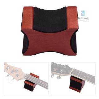 Guitar Neck Rest Support Pillow Mahogany Material 2 Usage Height Luthier Tool for Electric Acoustic Guitar Bass Mandolin  -Musical