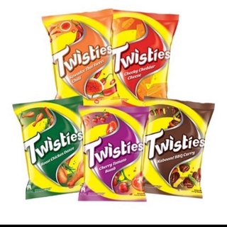 ใหม่✅ พร้อมส่ง ถูกสุด Twisties ขนาด60กรัม นำเข้าจากมาเลเซีย🇲🇾 ฮาลาล💯