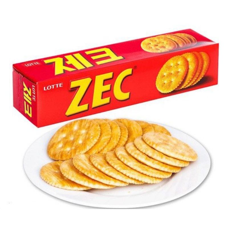 Lotte ZEC Cracker แซค แครกเกอร์ 100g. ล๊อตเต้ | Shopee Thailand