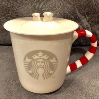 Starbucks Candy Cane With Cover 12oz