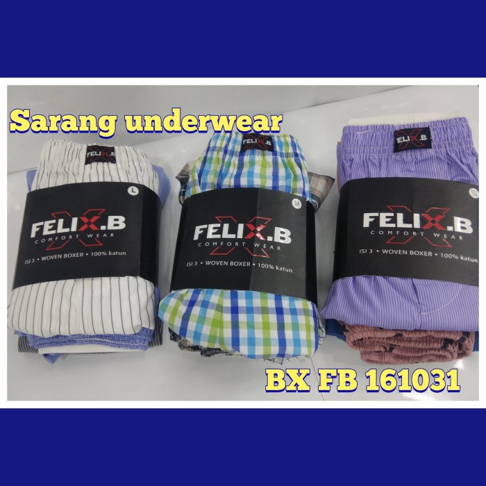 WOVEN ELIX BUHLER บ็อกเซอร์ผู้ชาย TROUSERS 161031 คอนเทนติส 3 คุณภาพสูง