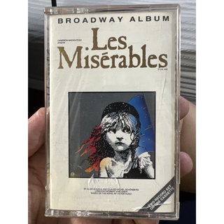 เทป คาสเซท Broadway album Les Miserables