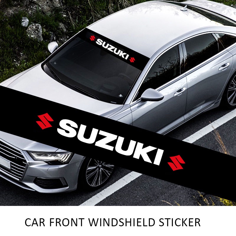สติกเกอร์ไวนิล บังแดด ติดกระจกหน้ารถยนต์ สําหรับ Suzuki ERTIGA Swift XL7 SX4 Jimy vitara