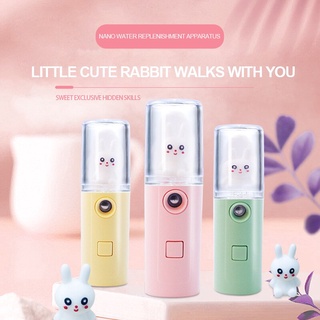 ใหม่ Xiaomeng Rabbit Nano Spray อุปกรณ์เติมน้ำ USB ชาร์จ Steaming Face Beauty Device Spray Humidifier