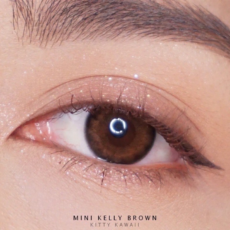 คอนแทคเลนส์ Mini Kelly Brown (Kitty Kawaii) ขนาดมินิ 🌷 - รูปที่ 2