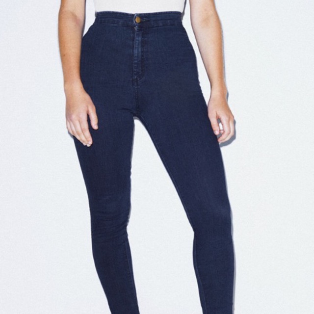 กางเกงยีนผ้ายืดสำหรับสาวตัวเล็ก ของ American Apparel - Easy Jeans