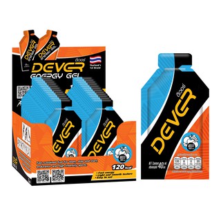 DEVER ดีเวอร์ (vital energy) เครื่องดื่มให้พลังงาน เกลือแร่ สำหรับนักวิ่ง นักกีฬา ออกกำลังกาย &gt; 40 ML ผลไม้รวม 24 ซอง