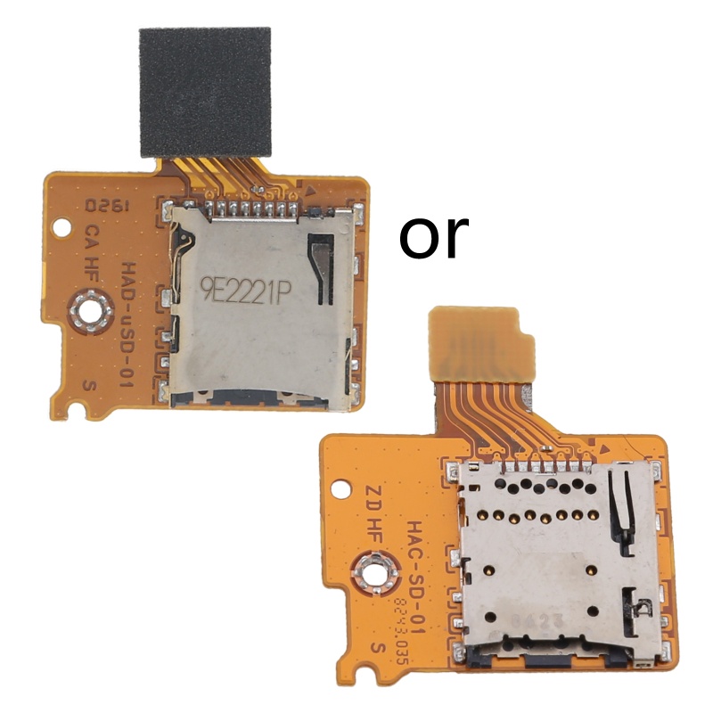 WU SD Card Socket Slot Socket Game Console TF Card Reader Board for NS Switch