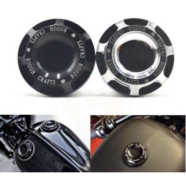 ฝาปิดถังน้ํามันเชื้อเพลิง อลูมิเนียม สําหรับ Harley Sportster Dyna Softail Touring XL 883 1200
