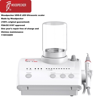 Woodpecker Dental Ultrasonic Piezo Scaler UDS-E LED ช่องปาก HW-5L FDA EMS เข้ากันได้กับช่องปากและปลายของ EMS