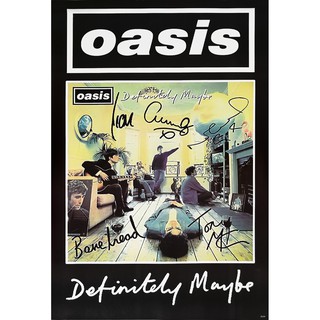 โปสเตอร์ รูปถ่าย วง ดนตรี ร็อก โอเอซิส OASIS (1991-2009) POSTER 24"x35" Inch English Rock Britpop V3