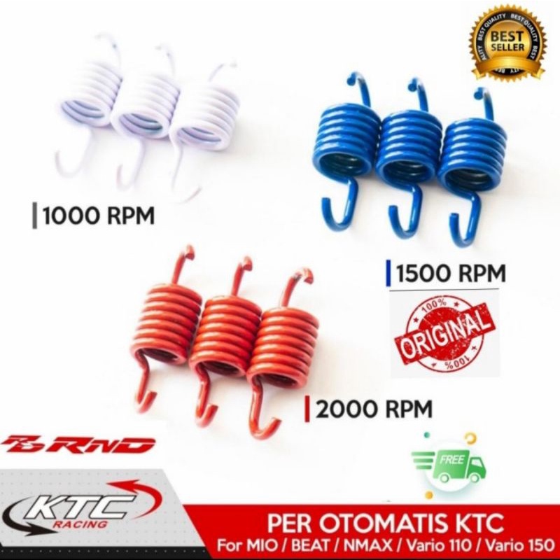 สปริงคู่ ktc บีท nmax Vario Mio ไม่ใช่ Kawahara CLD