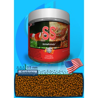 PetLifeElite ShrimpFormula SS 150g อาหารกุ้ง ปู เร่งโต เร่งสี ปลอดภัยกับกุ้งปูบริโภค shrimp food crab food redbee shrimp