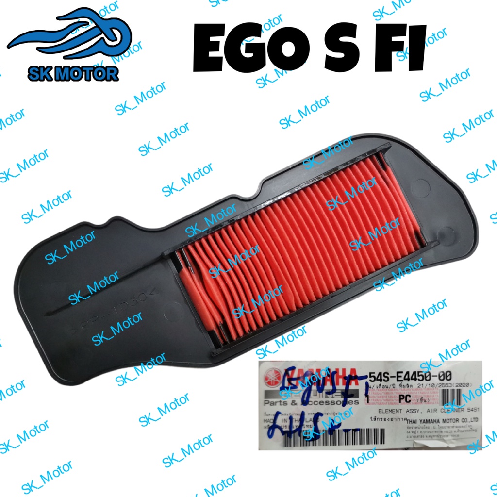 Yamaha EGO S Fi Element Assy เครื่องฟอกอากาศกรองอากาศ Saringan Udara 54S-E4450-00