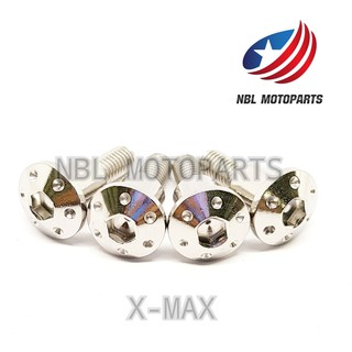 น๊อตเลส บู๊ชครอบสายพาน n-max /x-max /aerox ดอกไม้