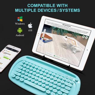 คีย์บอร์ดบลูทูธ Oker Multi-Device Keyboard รุ่น K510