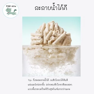 ทรายเต้าหู้ล้วนไม่ผสม โปร(6ถุง) สูตรใหม่พรีเมียม!! ทรายแมวเต้าหู้ธรรมชาติ Cozy cat by Allie Pet shop