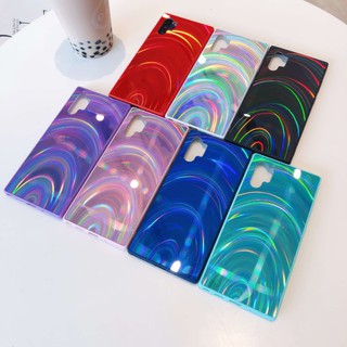 มีสีสัน รุ้ง เคส Samsung Galaxy note8 note9 note10 pro note10lite note20 ultra Case ใหม่ แฟชั่น หรูหรา เคส