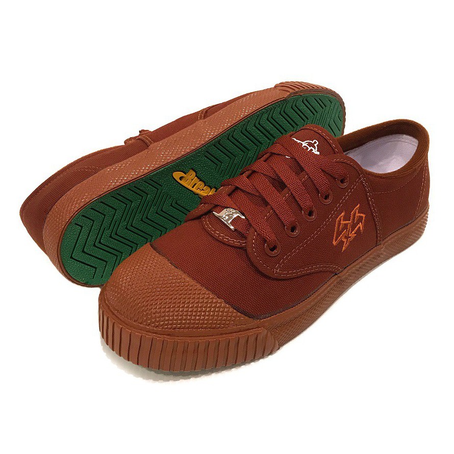 รองเท้าผ้าใบนักเรียนชาย ดำ ขาว น้ำตาล BREAKER เบรคเกอร์ 4x4 SIZE 39-47