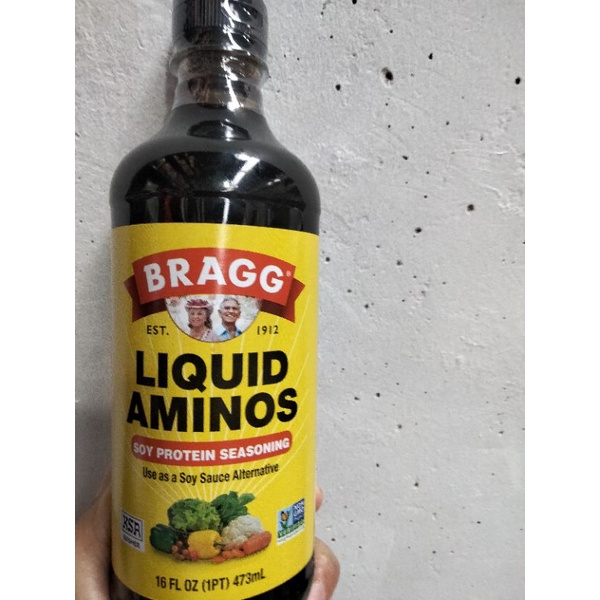 Bragg Liquid Aminos Soy Sauce ซีอิ้วหมักจากถั่วเหลือง 16 Oz