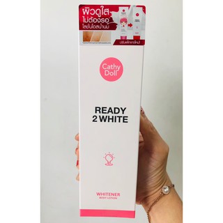 Cathy Doll Ready 2 white Whitener Body Lotion 150ml เคที่ดอลล์ เรดี้ทูไวท์ ไวท์เทนเนอร์ บอดี้ โลชั่น โลชั่นน้ำนม