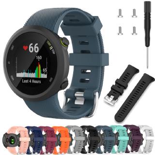 สายนาฬิกาข้อมือ แบบซิลิโคน สำหรับ garmin forerunner 45