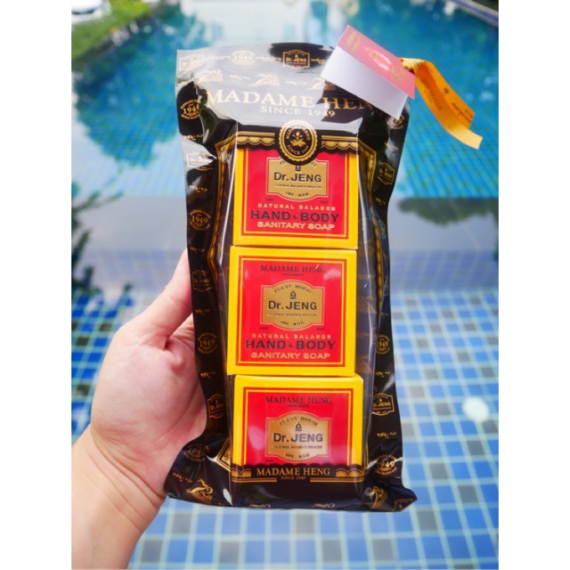 📌50กรัม✖️3ก้อน📌  Madame Heng Dr.Jeng Hand&Body สบู่มาดามเฮง ดอกเตอร์เจง แซนอิเทริ แฮนด์ แอนด์ บอดี้